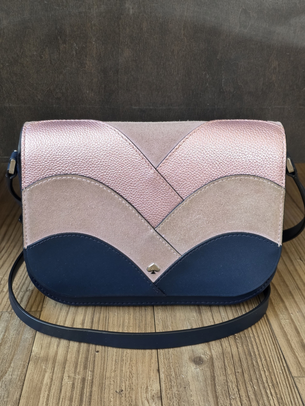 Kate Spade Nadine Patchwork Medium Flap Crossbody Bag